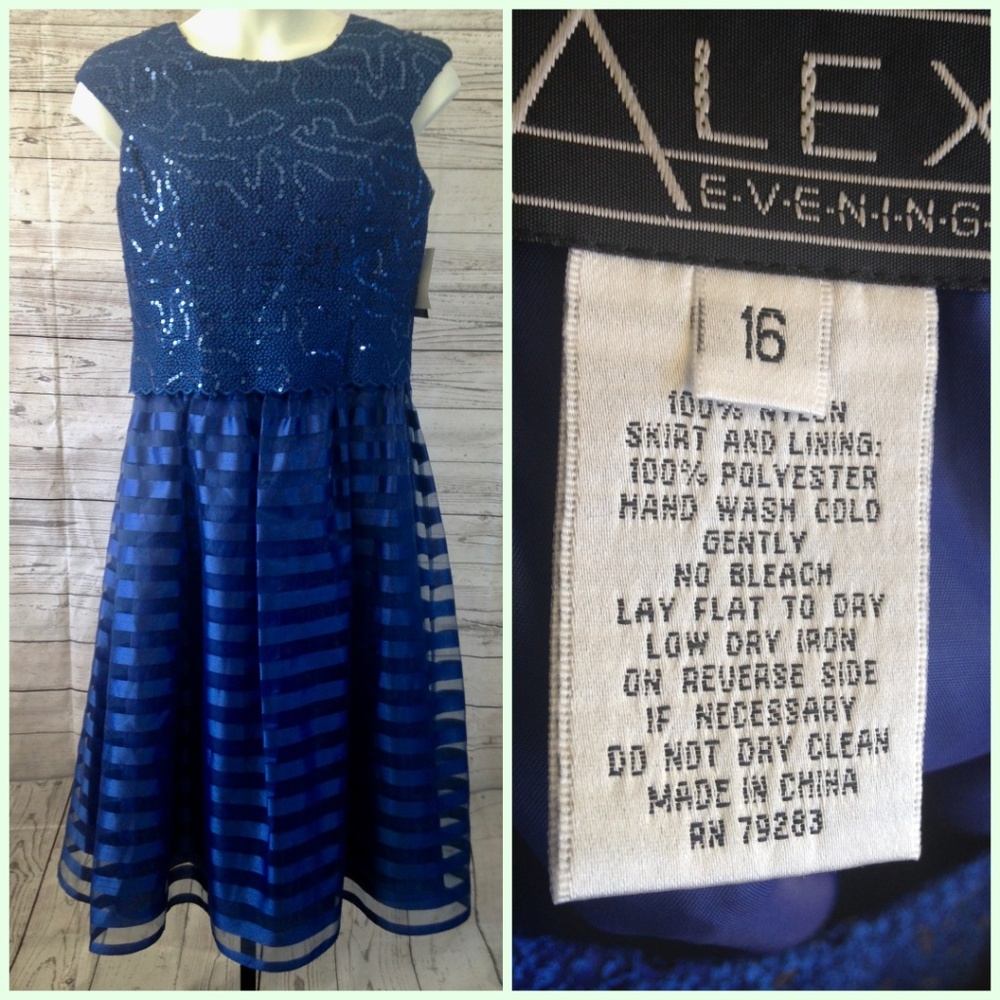 Alex Evenings Royal Blue Gown FINAL MARKDOWN